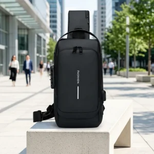 Mochila Hombre Antirrobo Nylon Impermeab