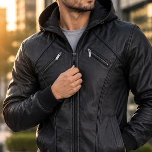 Chaqueta-Biker-Capota Tom -Estilo-y-Versatilidad