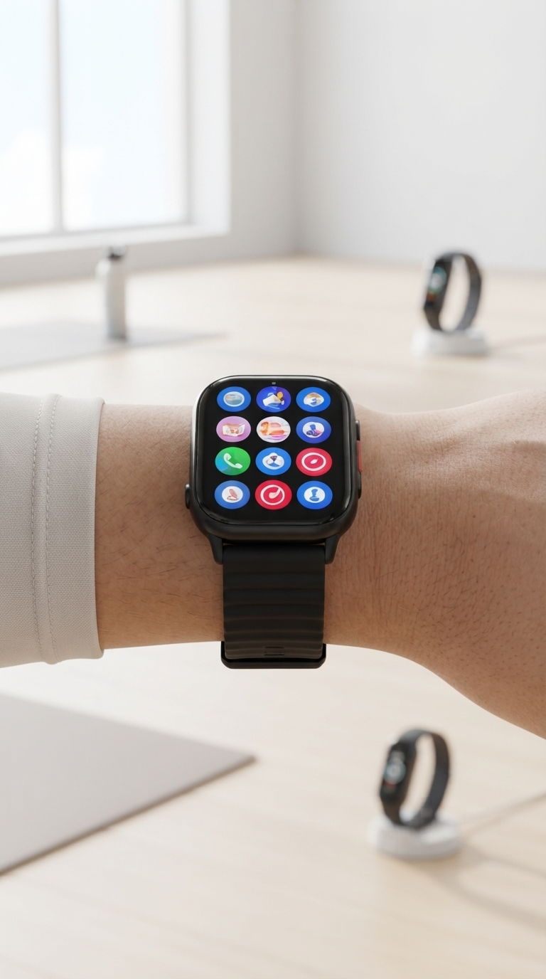 Reloj inteligente Xiaomi Redmi Watch 6 Lite negro con pantalla AMOLED 1.96"