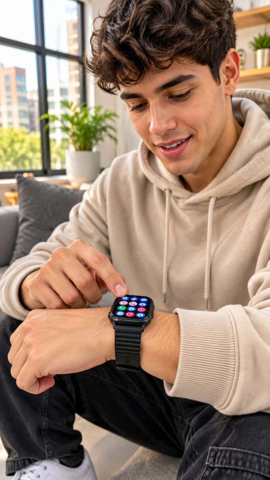 Reloj inteligente Xiaomi Redmi Watch 6 Lite negro con pantalla AMOLED 1.96"